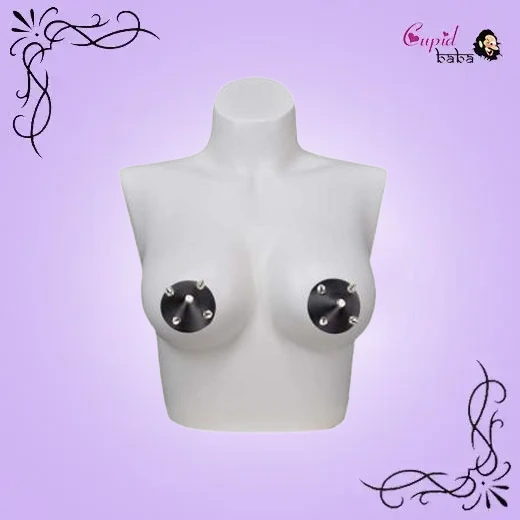 Sexy Cosplay Pasties Leather Nail Nipple Cover