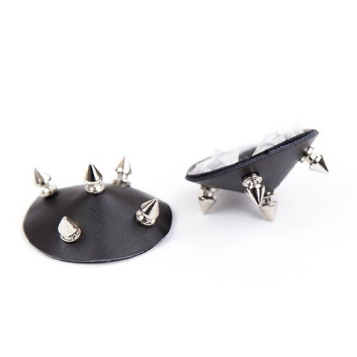 Sexy Cosplay Pasties Leather Nail Nipple Cover