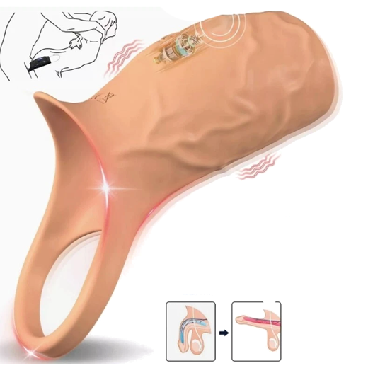 Silicone Powerful Vibrating Penis Ring
