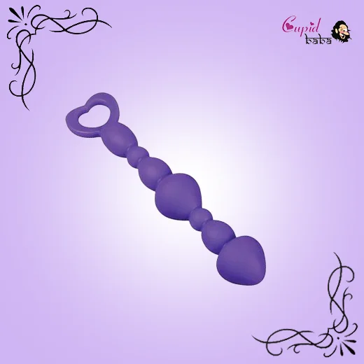 Silicone Long Anal Beads Plug
