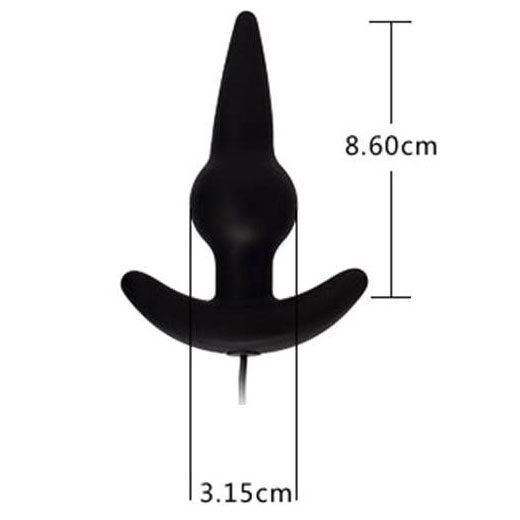 Silicone Vibrating Anal Plug