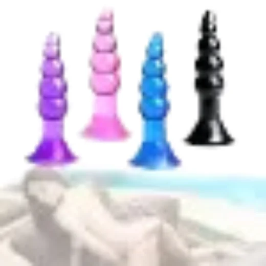 Silicone Hot Erotic G-Spot Stimulation Jelly Anal Plug