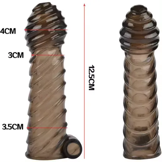 Reusable Silicone Sex Condom With Spike