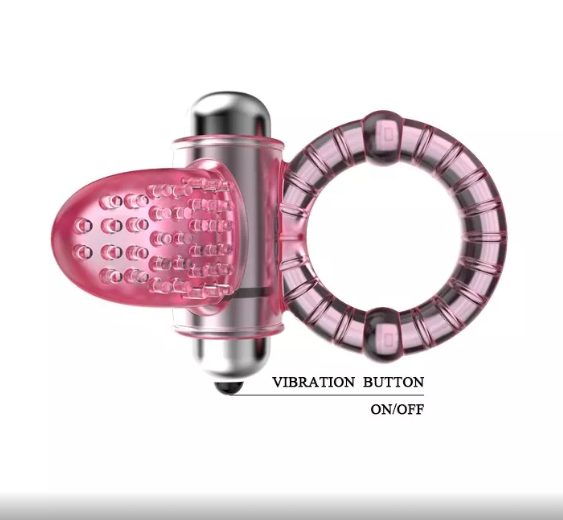 Silicone Vibrating Cock Ring Waterproof Penis Ring Vibrator