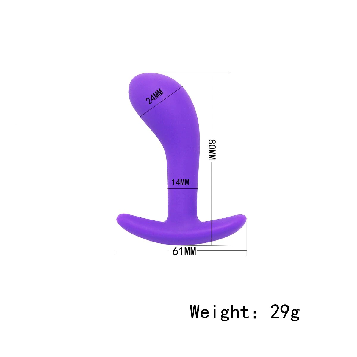 Silicone Anal Plugs Prostate Massager for Beginners