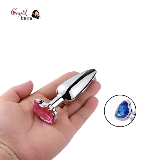Smooth Heart shape Steel Butt Plug