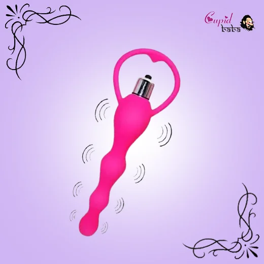 Soft Silicone Anal Beads Vibrator for Women