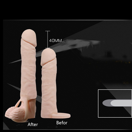 Flexible Soft Penis Sleeve With Cock Ring