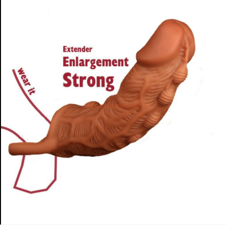 Soft Silicone Realistic Penis Sleeve Extender