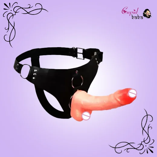 Solid Strap On Dildo With Harness