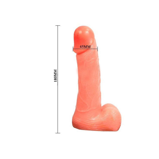 Solid Strap On Dildo With Harness