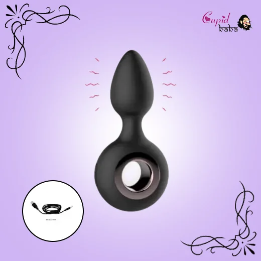 Space Vibrating Anal Plug Vibrating Ring Butt Plug