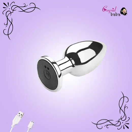 Stainless Steel Anal Vibrators For Men Prostate Masturbator Erotic Massager for Men Butt Plug Anal Sex