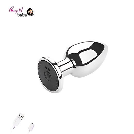 Stainless Steel Anal Vibrators For Men Prostate Masturbator Erotic Massager for Men Butt Plug Anal Sex