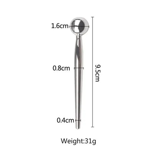 Stainless Steel Penis Urethral Plug Dilator Solid Tube