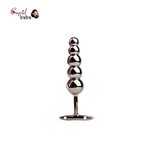 Stainless Steel Round Headed Bead Butt Plug