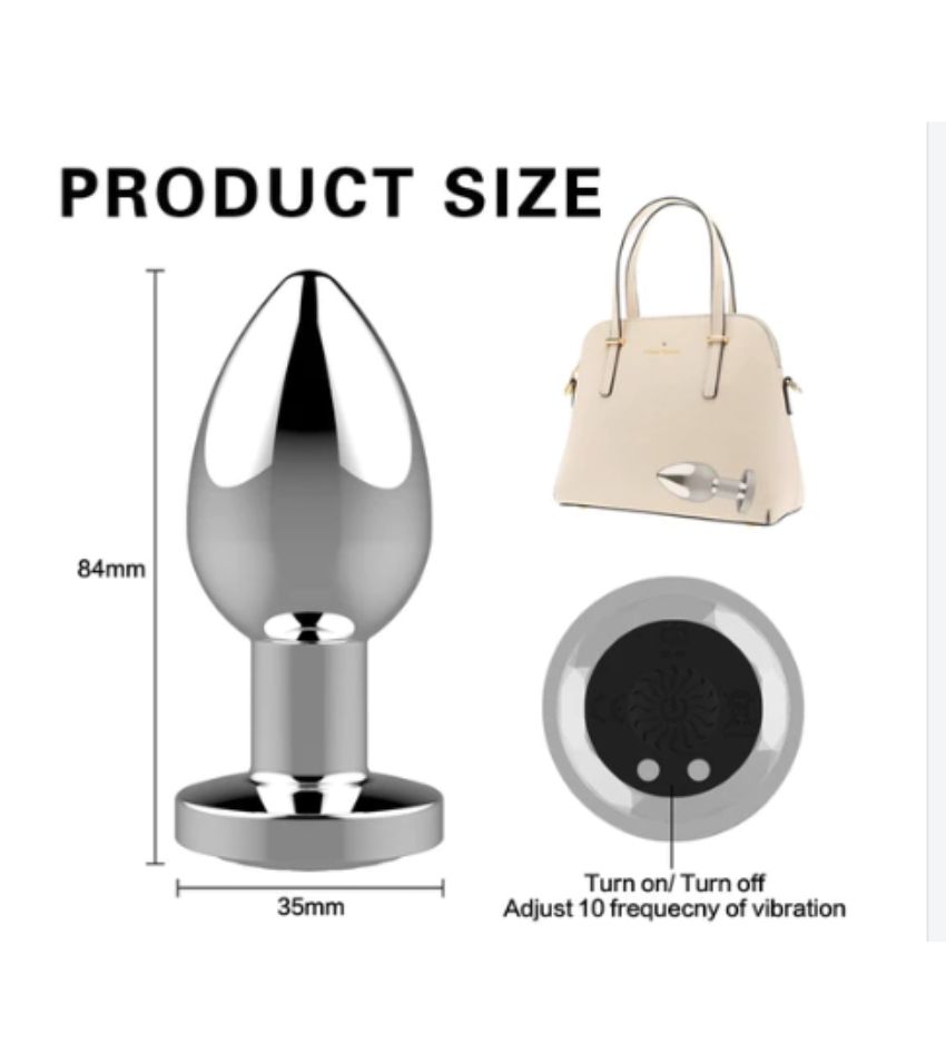 Stainless Steel Anal Vibrators For Men Prostate Masturbator Erotic Massager for Men Butt Plug Anal Sex