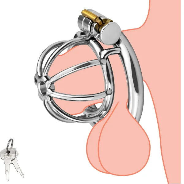 Tomi Stainless Steel Male Chastity Cock Cage