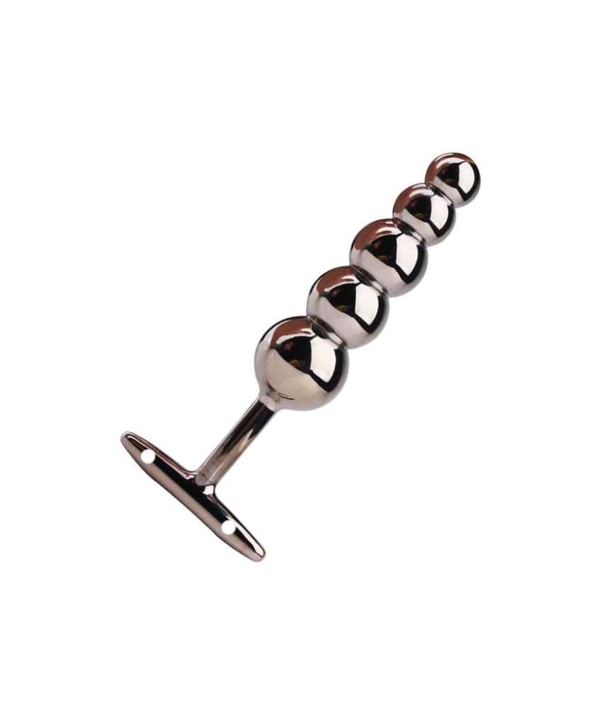 Stainless Steel Round Headed Bead Butt Plug