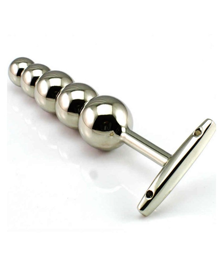 Stainless Steel Round Headed Bead Butt Plug