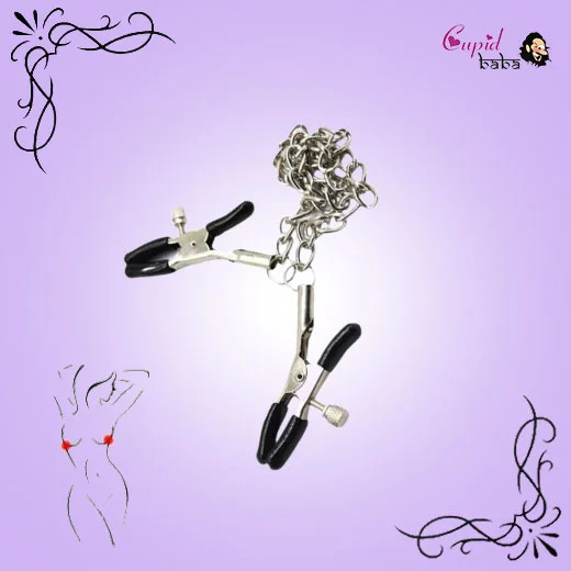 Steel Metal Chain Nipple Clamps