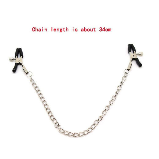 Steel Metal Chain Nipple Clamps