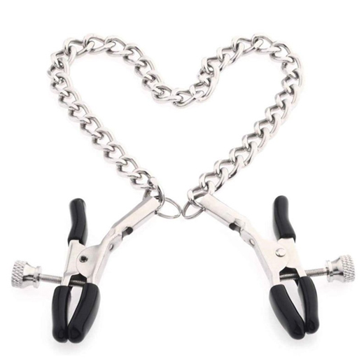 Steel Metal Chain Nipple Clamps