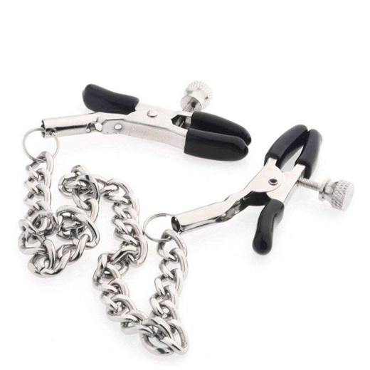 Steel Metal Chain Nipple Clamps