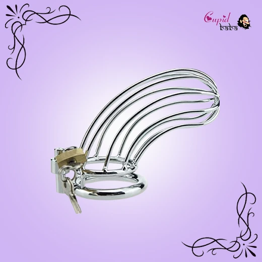 Steel Metal Male Chastity Device Locked Cage
