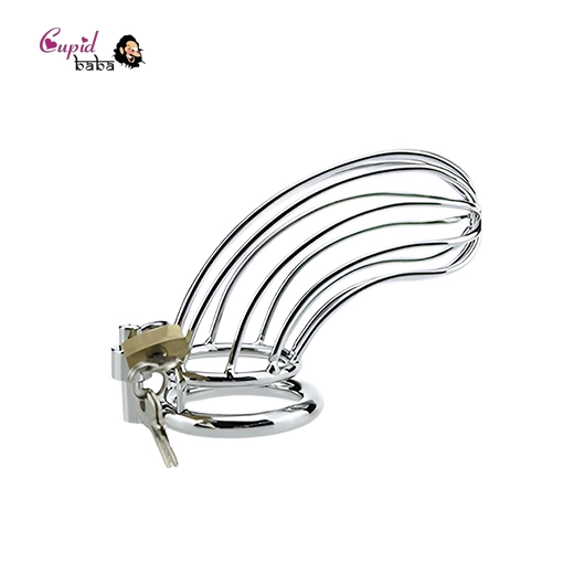 Steel Metal Male Chastity Device Locked Cage