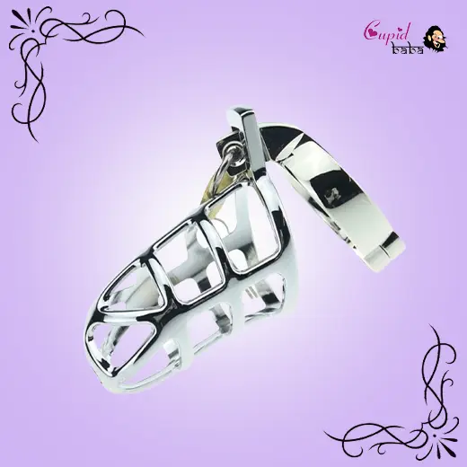 Steel Penis Chastity cage Lock