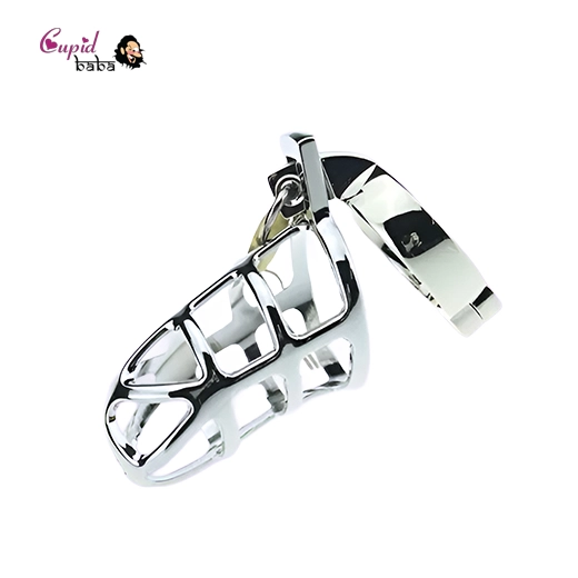 Steel Penis Chastity cage Lock
