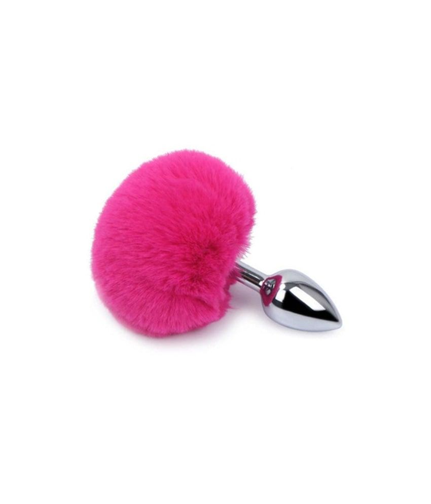 Steel Butt Plug With Rabbit Tail