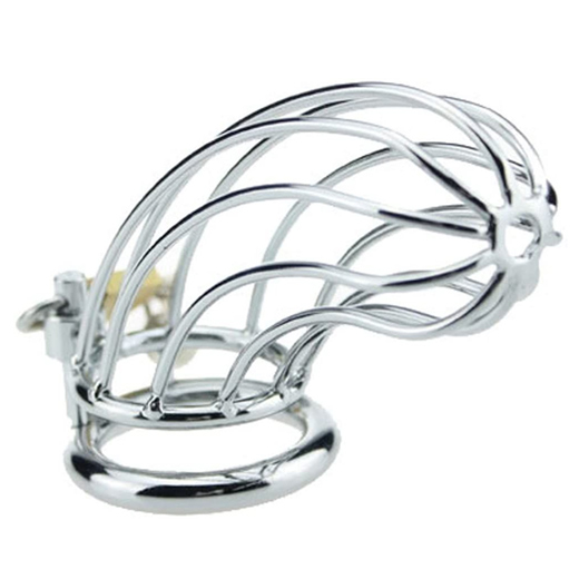 Steel Metal Male Chastity Device Locked Cage