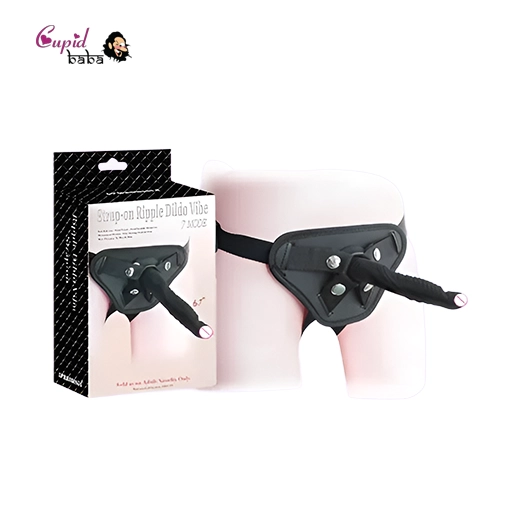 Strap-on Ripple Dildo Vibe