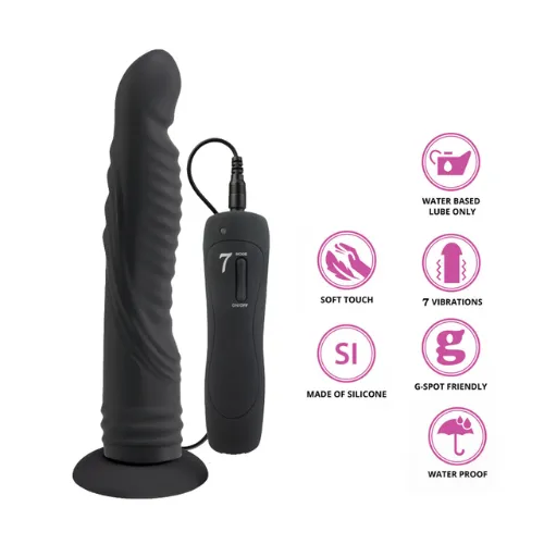 Strap-on Ripple Dildo Vibe