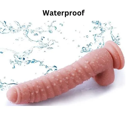 Ribbed Studded Texture Realistic Dildo