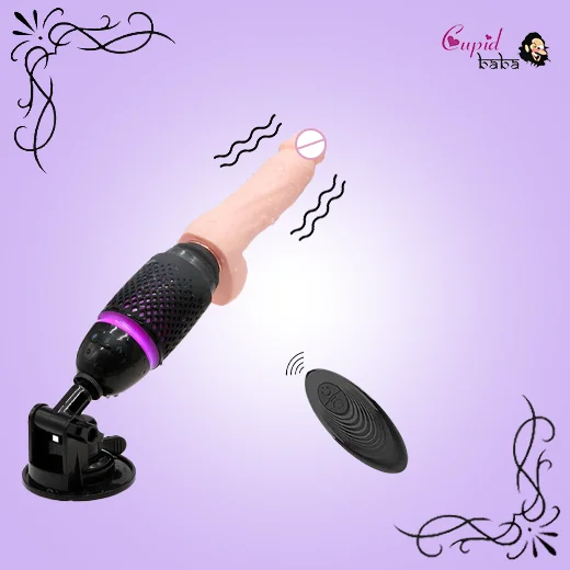 Super Mini Remote Fuck Machine With Realistic Dildo