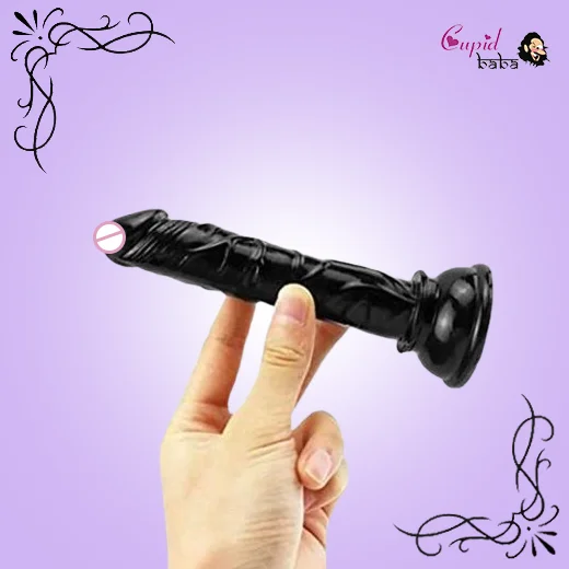 Super Slim Black Dildo for Beginners
