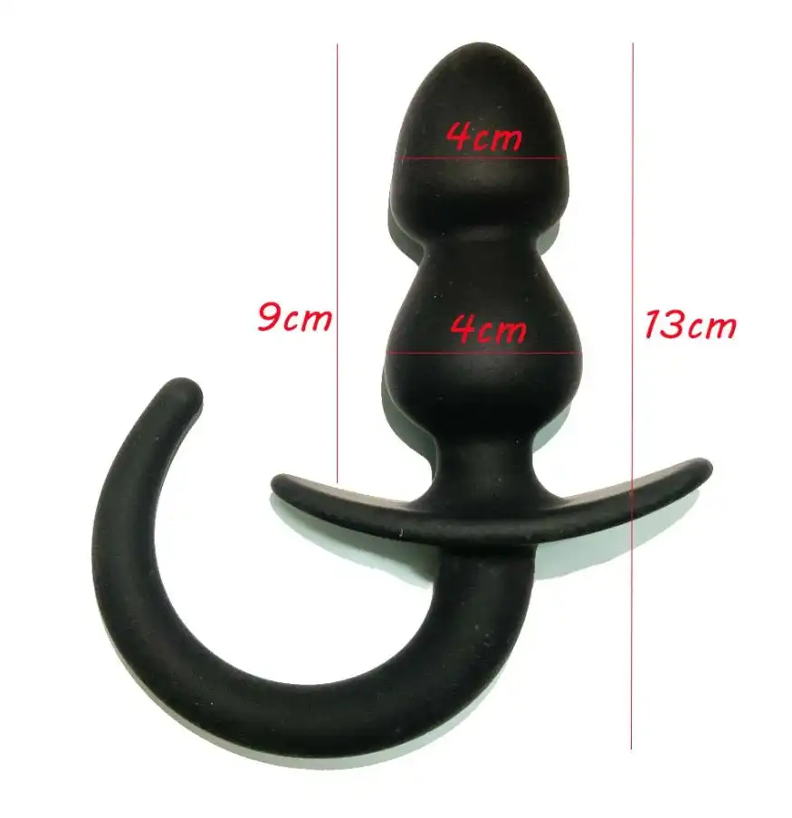 Tail BDSM Beads Massage Butt Plug