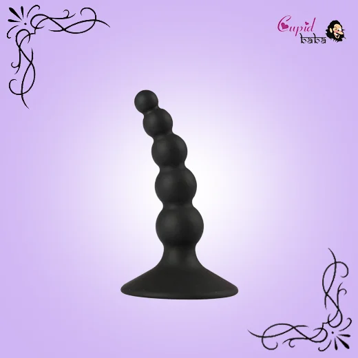 Tapered Anal Beads Trainer with Suction Cup