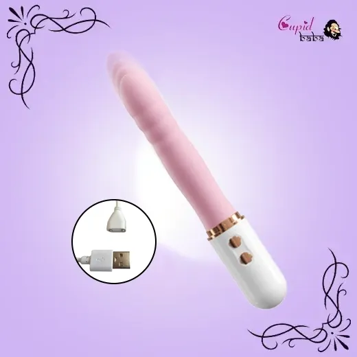 Telescopic Thrusting Vibrator Hidden dildo