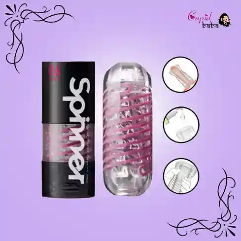 Tenga Sleeve Spinner Pixel Masturbator