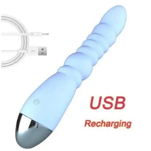 Thread Massager G Spot Vibrator Clitoris for Women Vagina Stimulator USB Rechargeable