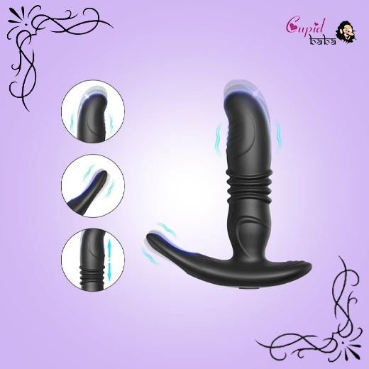 Thrusting Anal Vibrator Remote Control Prostate Massager