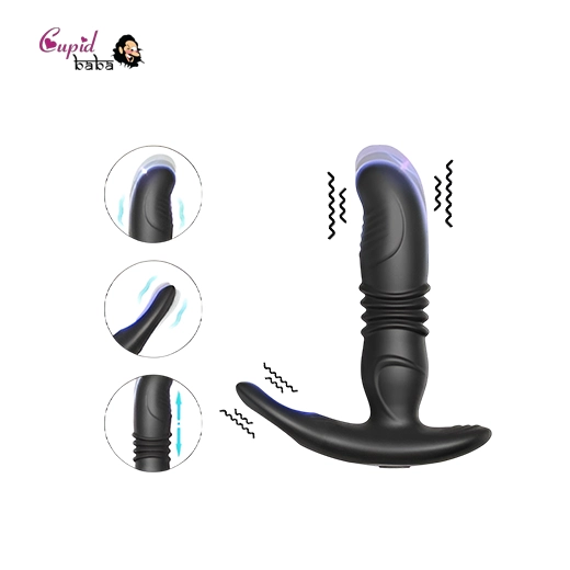 Thrusting Anal Vibrator Remote Control Prostate Massager