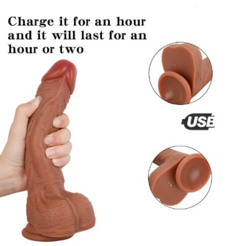 Romeo Remote Control Rotating Dildo With Suction Cup