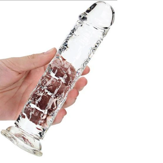 Transparent Hands Free Pleasure Dildo
