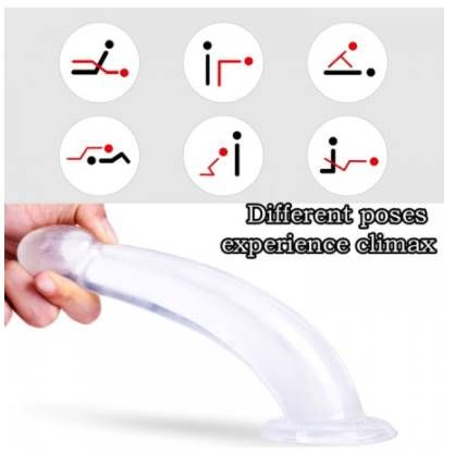 Transparent Anal Dildo With Suction Cup