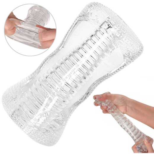 Transparent Portable Male Masturbator